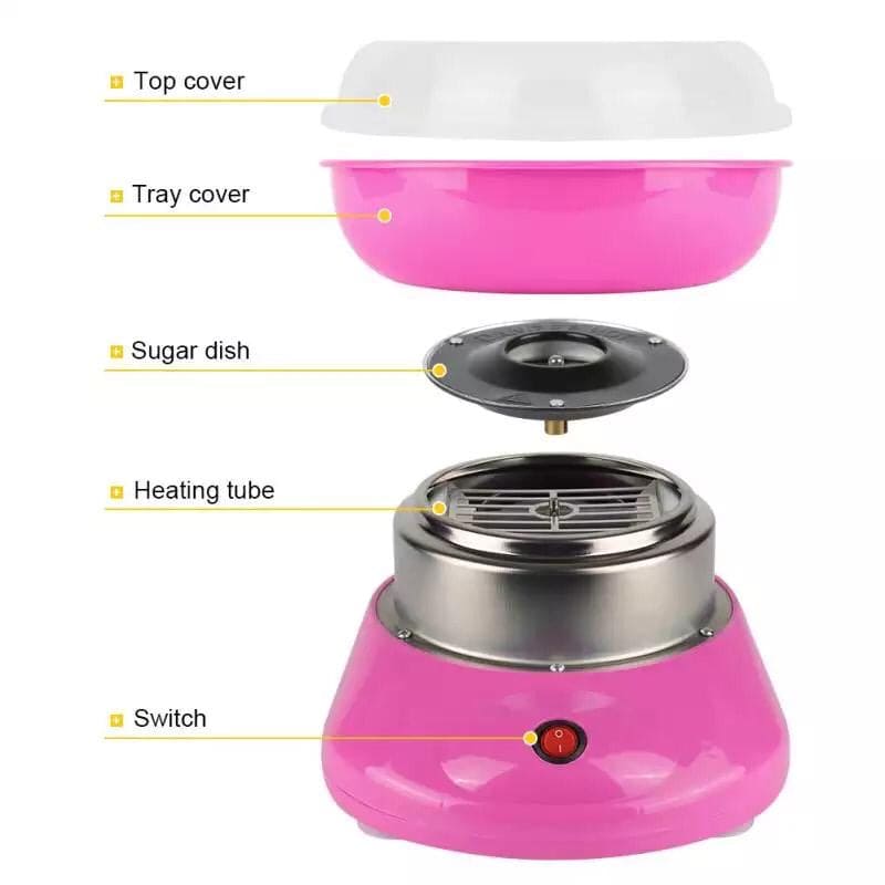 Portable Cotton Candy Machine, Cotton Candy Maker, Mini Electric Sweet Machine Portable Cotton Candy Machine, Cotton Candy Maker, Mini Electric Sweet Machine
